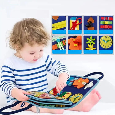 SkillMaster Educatief Boek | 5-in-1 Motoriek & Aankleedvaardigheden, 1+ – Ontwikkel Zelfvertrouwen en Vaardigheden 1